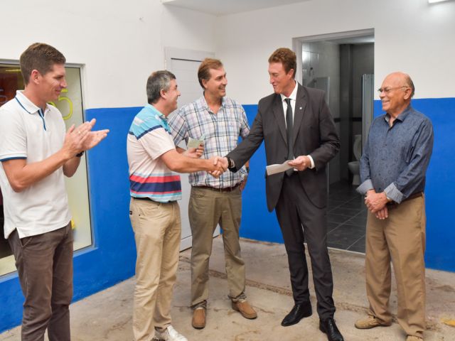 El intendente García Aresca participó de la inauguración de nuevas obras en Club El Ceibo 