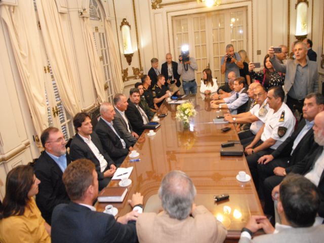 García Aresca encabezó una nueva reunión del Consejo Interprovincial de Seguridad