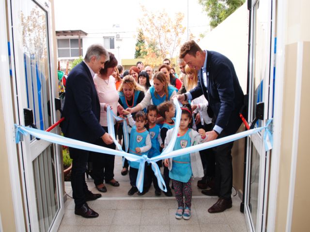 Se inauguraron obras en cinco jardines de infantes de la ciudad