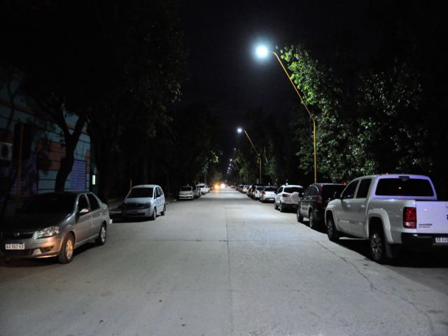 Quedó inaugurada luminaria led en calle San Lorenzo 