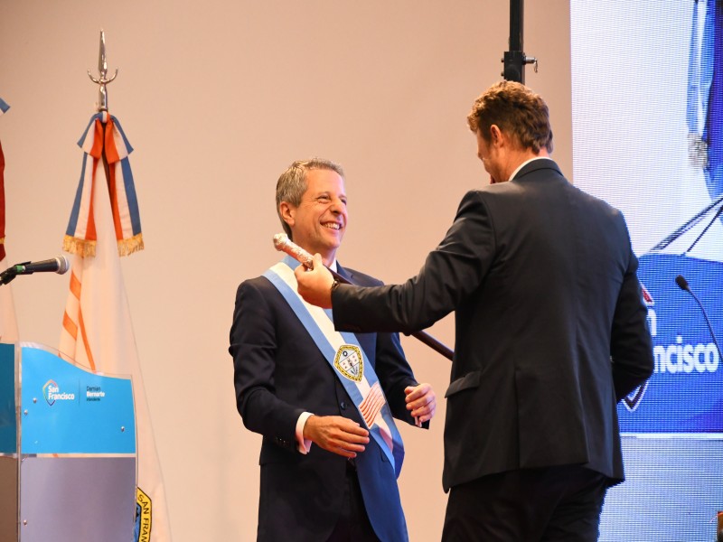 Bernarte asumió como intendente de la ciudad por el periodo 2023-2027 