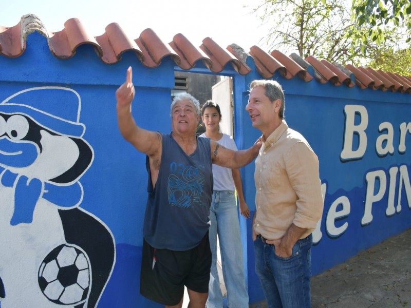La Municipalidad desplegó sus tareas en barrio Roca
