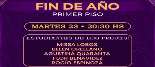 Presentación Musical fin de año_primer piso