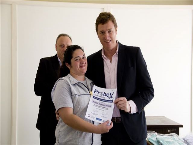 Entrega de certificados Taller Formador de Emprendedores Textiles