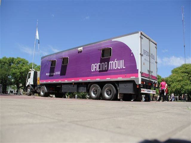 Ya se encuentra en nuestra ciudad la Oficina Móvil 