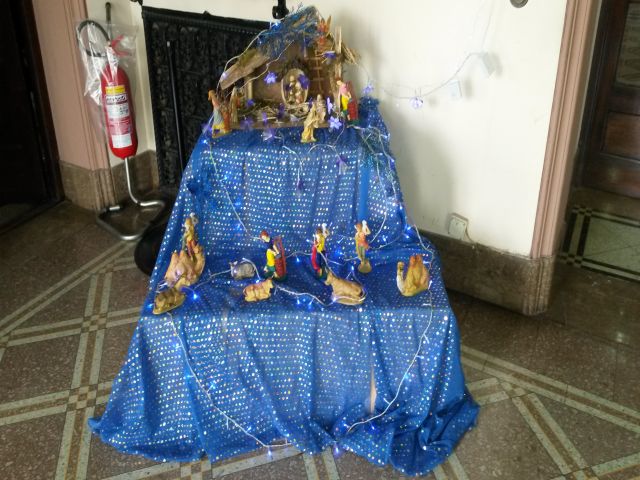El Palacio Municipal ornamentado para las Fiestas