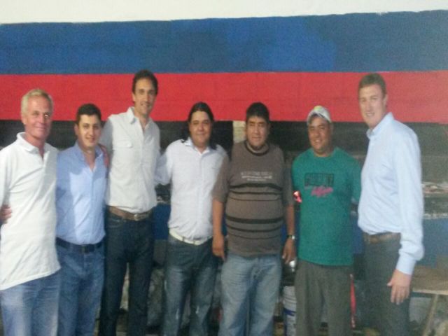 García Aresca participó de la inauguración de nuevas obras en Club Los Albos