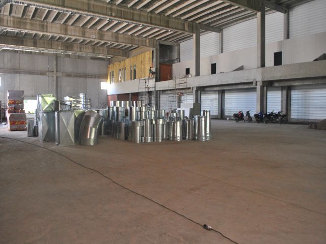 El intendente supervisó las obras en el Superdomo de la ciudad