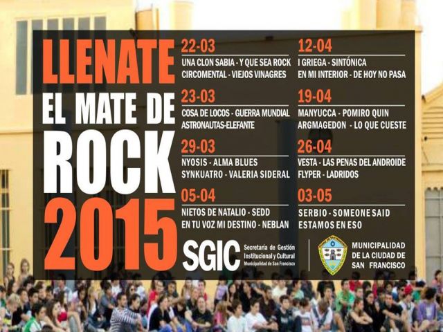 Inició una nueva edición del Llenate el Mate de Rock