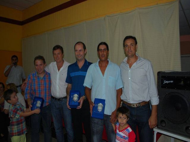 García Aresca participó de la cena organizada por  la Asociación de Bochas 