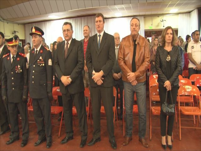 García Aresca participó de los festejos por el Día del Bomberos Voluntarios 