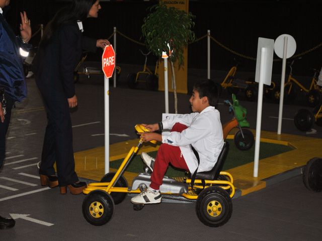 Se instaló el parque vial y el aula itinerante sobre seguridad vial