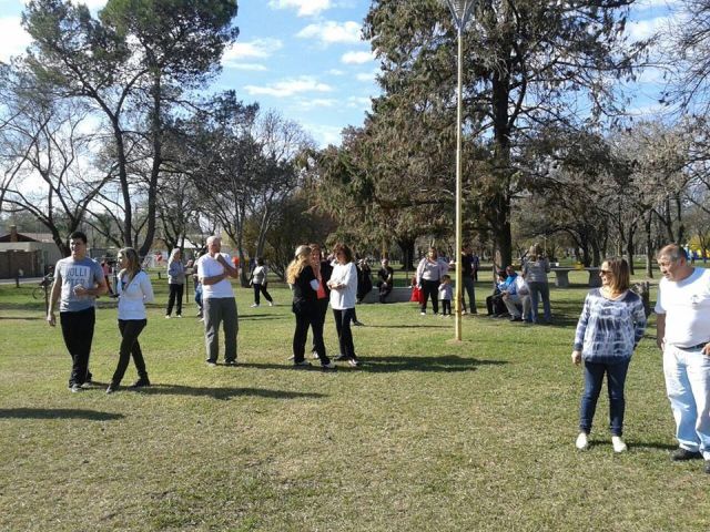 Se realizó la reinauguración de la Plaza de Barrio El Prado