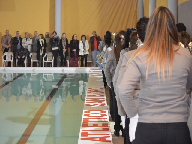 García Aresca participó de la inauguración de la pileta climatizada del C.A.S.I