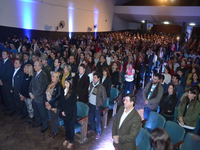 Entregaron la Distinción Manuel Belgrano a abanderados y escoltas