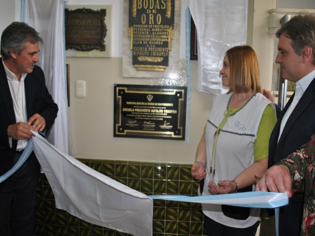 Conmemoraron el 75º aniversario de la escuela Pte. Hipólito Yrigoyen