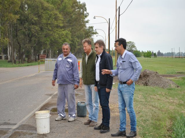 El municipio coloca lomos de burro en Av. Maipú