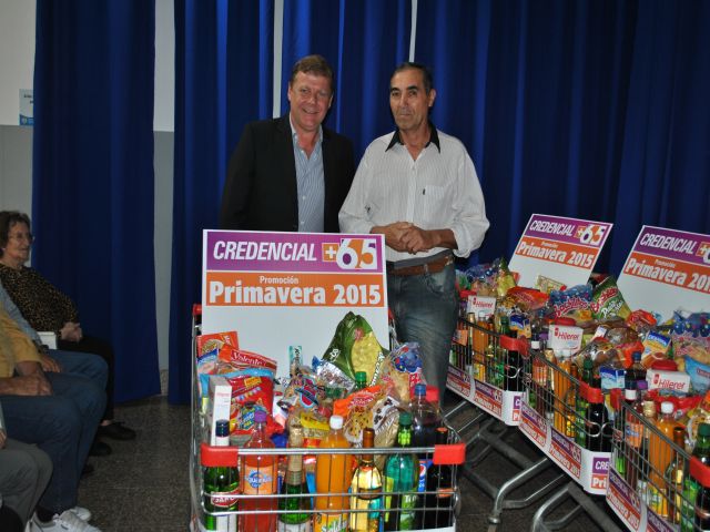 Entrega de premios de la Promoción Primavera 2015 de la Credencial + 65