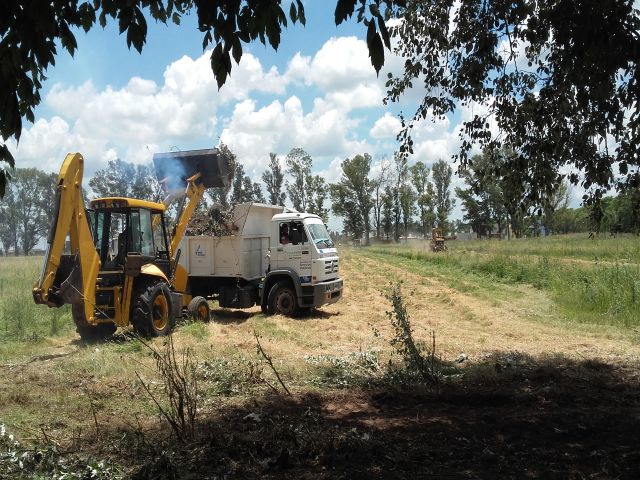 El intendente supervisó el inicio de los trabajos de apertura de Av. Libertador (N)