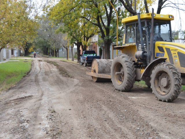 Continúan los trabajos en diversos barrios de la ciudad 