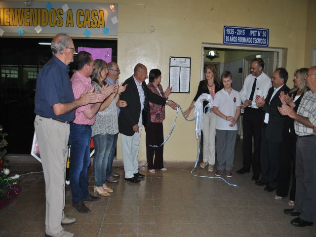 Ipet Nº 50 inauguró nueva obra de gas