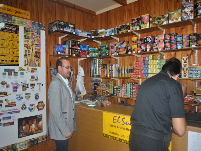 El municipio controla la venta de pirotecnia