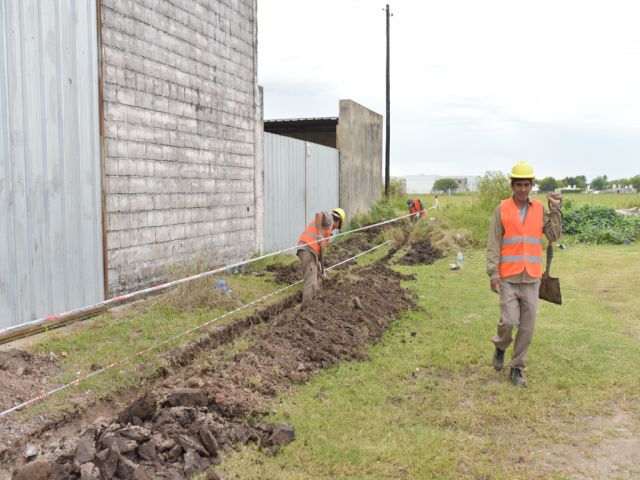 Comenzó la ampliación de la red de gas natural en barrio La Florida