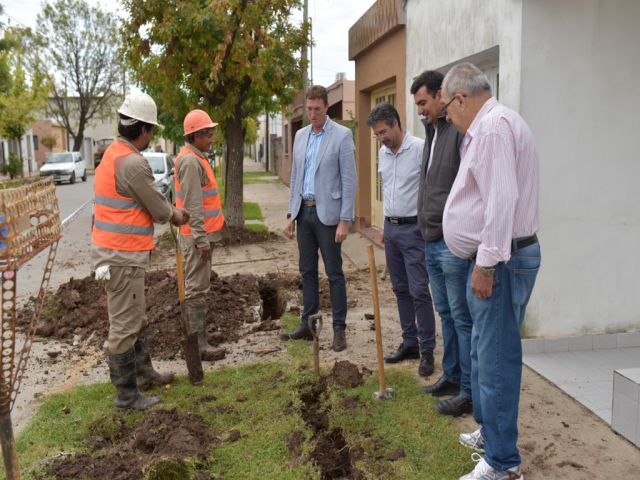Comenzó la ampliación de la red de gas natural en barrio La Florida