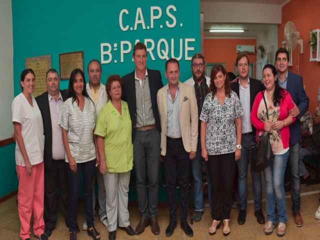García Aresca habilitó el refuncionalizado dispensario de barrio Parque