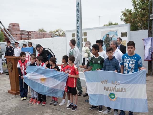San Francisco homenajeó a veteranos de Malvinas