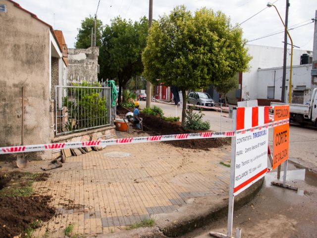 Avanza la extensión de red de gas natural en Bº Hospital