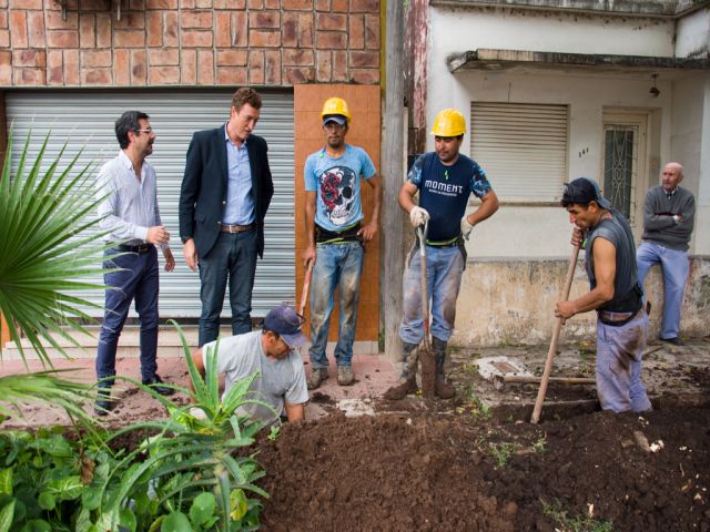 Avanza la extensión de red de gas natural en Bº Hospital