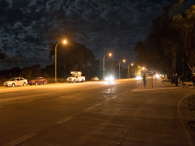 Quedó formalmente inaugurado el derivador vial de acceso norte con su luminaria