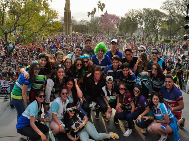 Los estudiantes festejaron su día en San Francisco