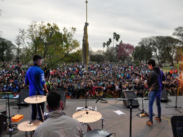 Los estudiantes festejaron su día en San Francisco