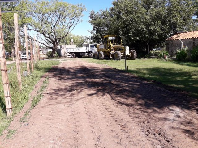 Arreglo de calles de tierra