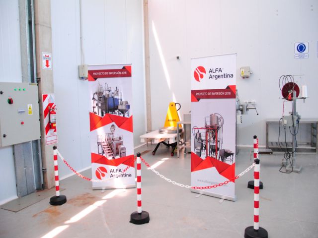 Alfa Argentina inauguró su planta en el Parque Industrial 