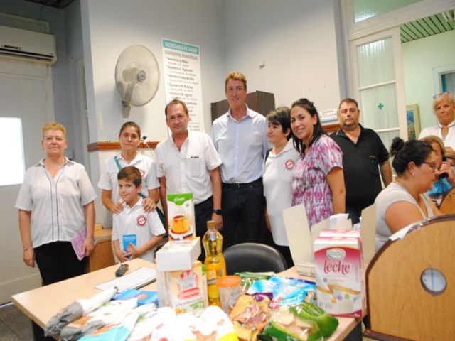 García Aresca entregó módulos alimentarios para celíacos