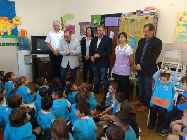 Educación Vial: hoy fue en el Jardín de Infantes de la escuela General Mitre