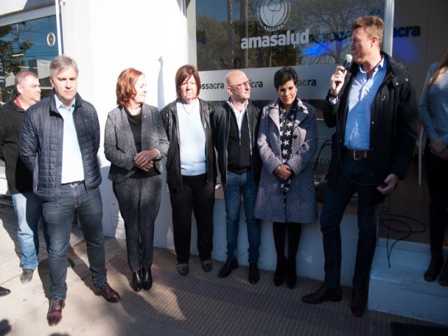 Quedó inaugurada la sede la obra social de amas de casa en San Francisco