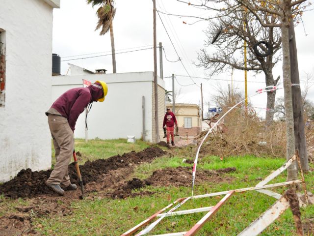 Comenzaron los trabajos para llevar el gas natural a Bº San Francisco
