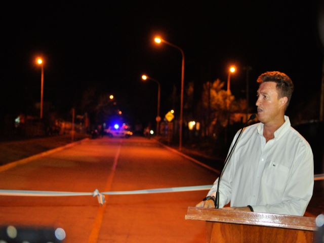 Quedó oficialmente inaugurada el cruce de vías de la calle Rufino Varela