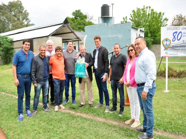 Quedó inaugurado el Paseo Belgrano en barrio Sarmiento