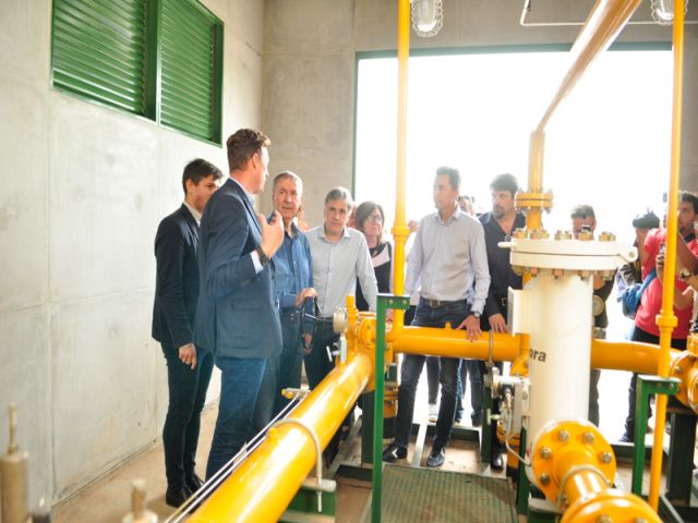 El gobernador Schiaretti inauguró nueva planta de gas en San Francisco