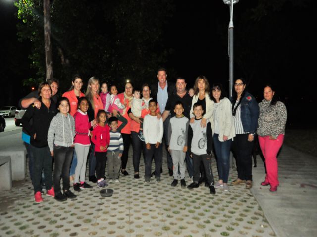 Quedó inaugurada luminaria led en calle San Lorenzo 