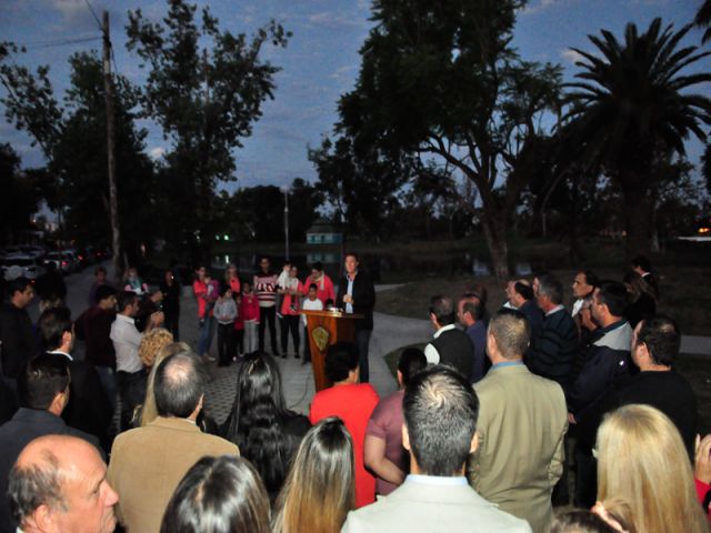 Quedó inaugurada luminaria led en calle San Lorenzo 