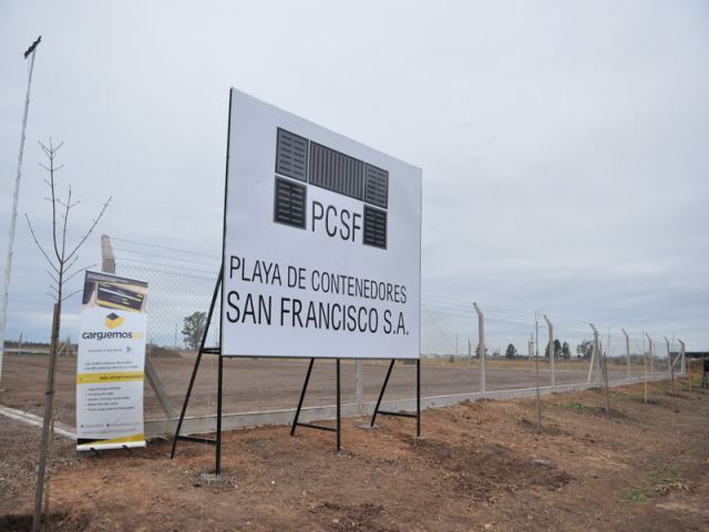 San Francisco inauguró la nueva Playa de Contenedores en el Parque Industrial 