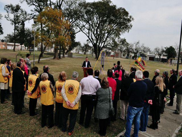 Se inauguró en barrio Sarmiento la Plazoleta Integral de la Salud NIÑOS FELICES 