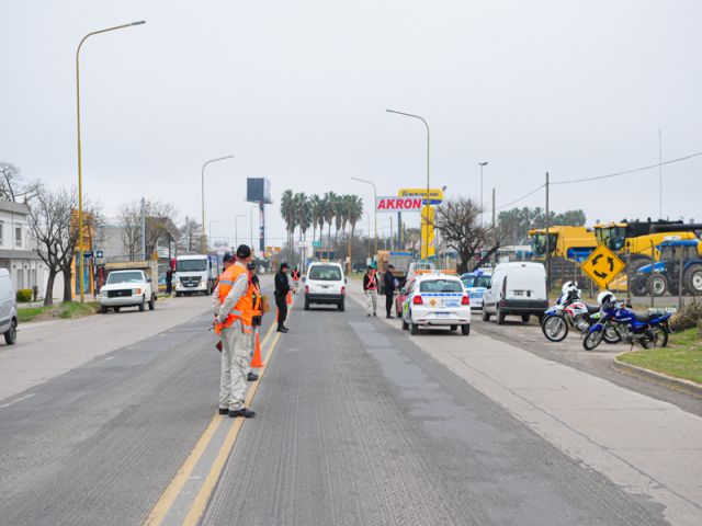 Continúan los controles vehiculares en la ciudad