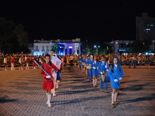 Se llevó a cabo la tradicional Retreta de Bandas Lisas